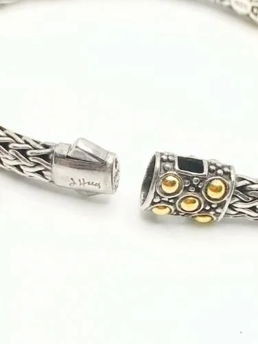 John Hardy SS 18KYG Two tone Jaisalmer Classic Chain Bracelet 7 DeWitt s Diamond Gold Exchange